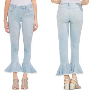 Vince Camuto Flared Hem Indigo Jeans